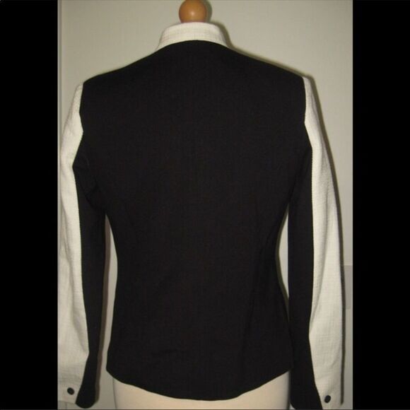 NYDJ black white contrast pointe blazer NWOT - Picture 8 of 8